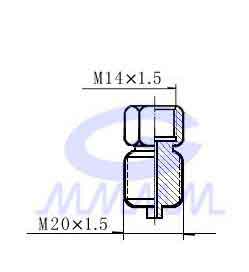 精密壓力表標準裝置附帶的轉換接頭